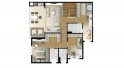 Apartamento tipo Maison 214m² - Piso Superior