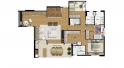 Apartamento tipo Maison 293m² - Piso Superior