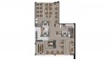 Sugestão de Layout para Junção de 6 Salas (230 m²)