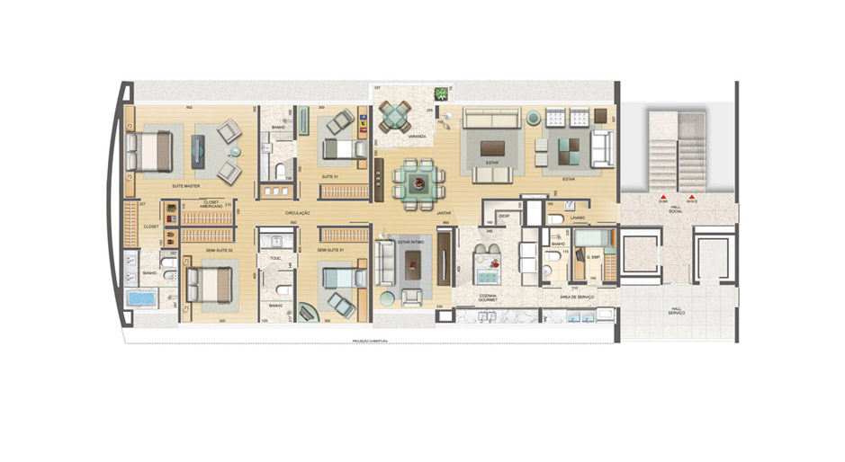 Apartamento Space 202 m²